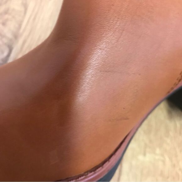 NATURALIZER Verney Brown Leather Chelsea Boot Lug Sole Weatherproof Size 9.5 New - Picture 13 of 15